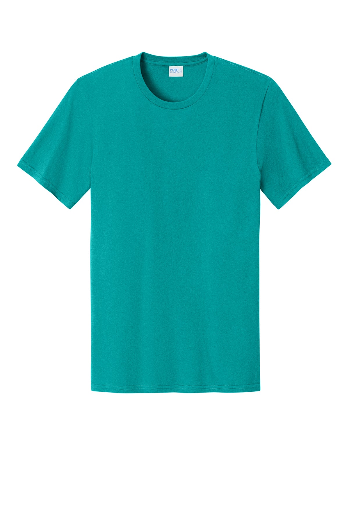 Port & Company PC43 Easy Cotton Tee - Bright Aqua