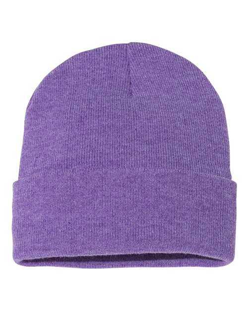 12" Solid Cuffed Beanie - SP12