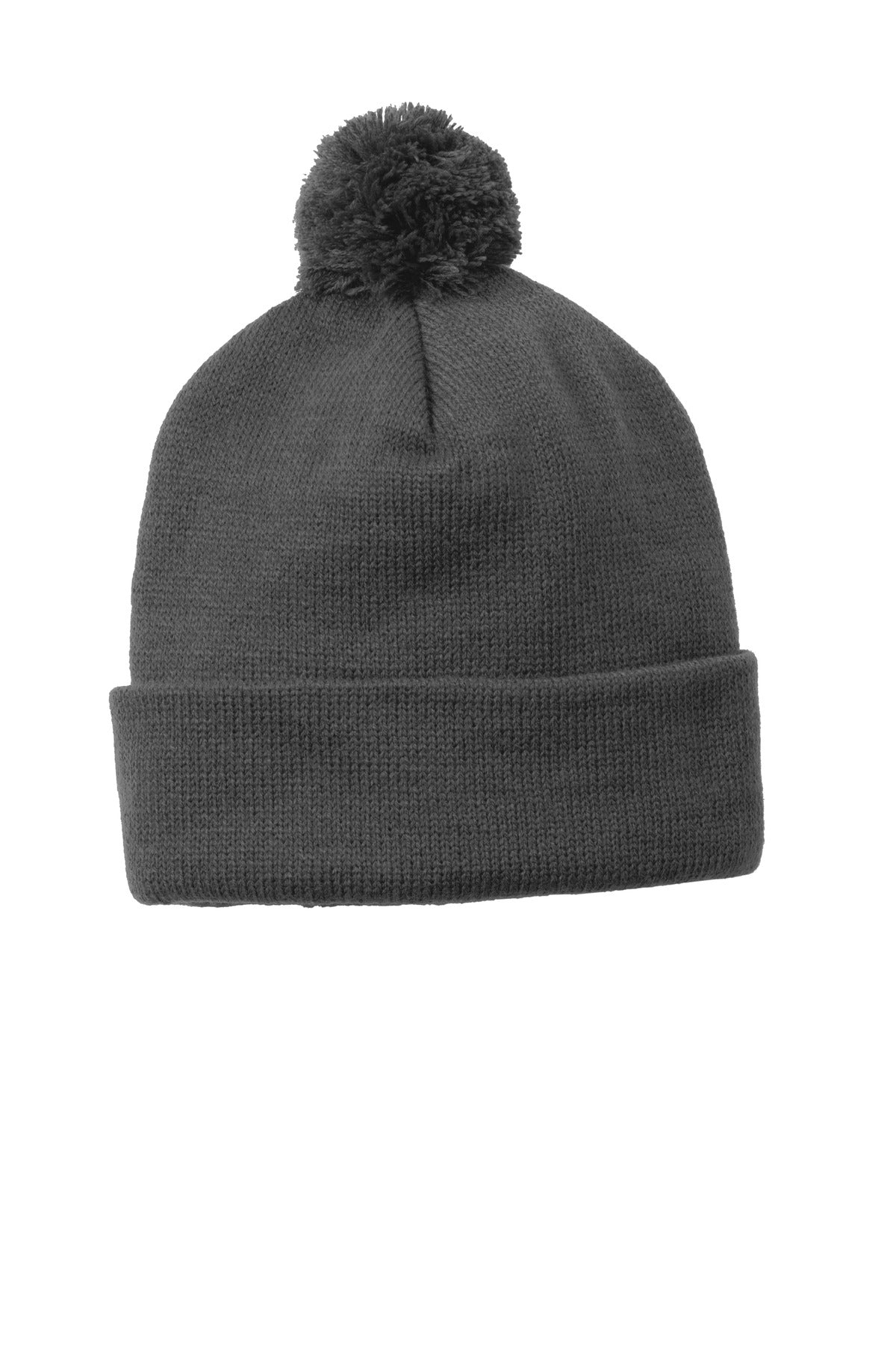 Sport-Tek® Solid Pom Pom Beanie - STC37
