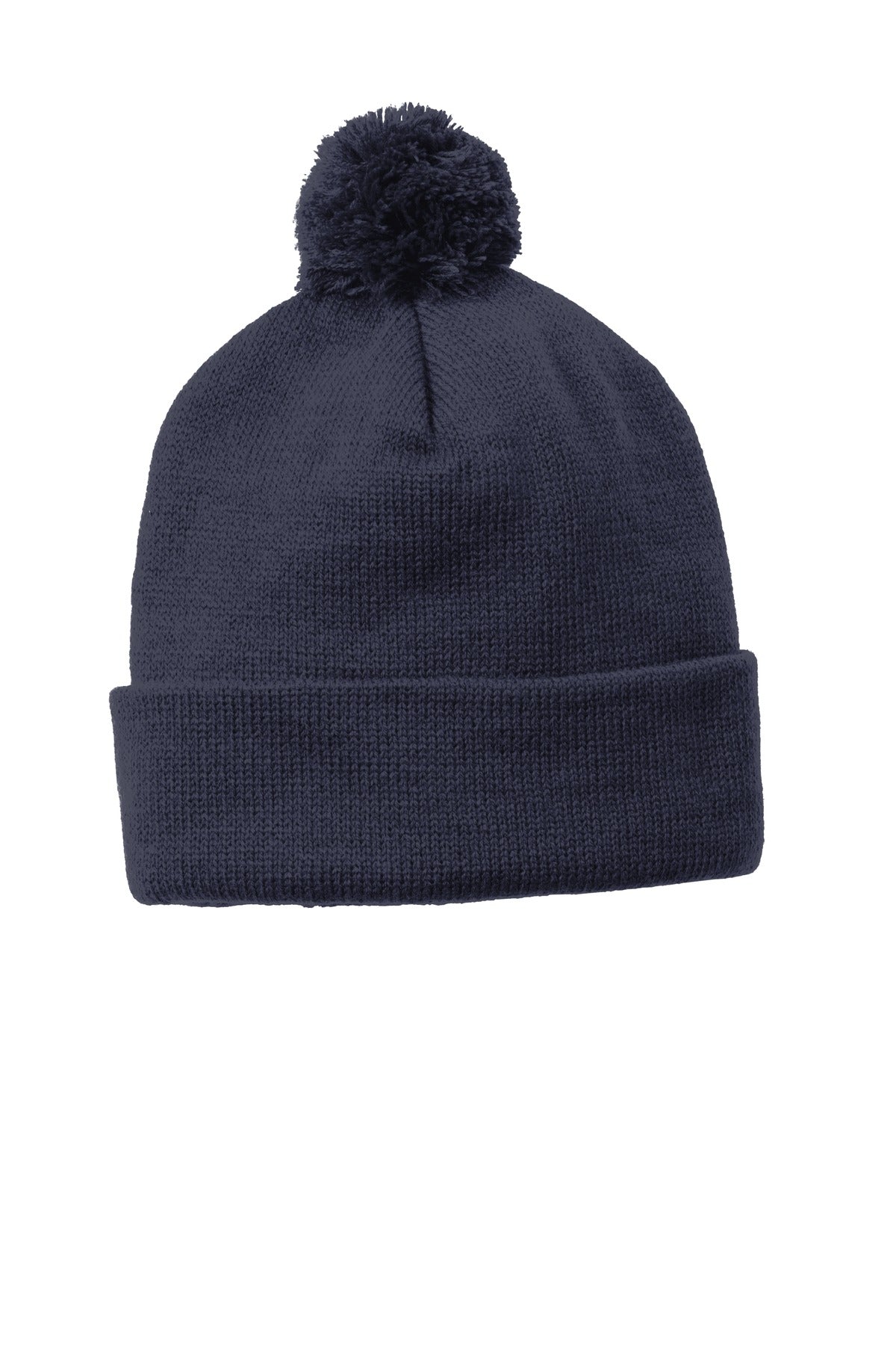 Sport-Tek® Solid Pom Pom Beanie - STC37
