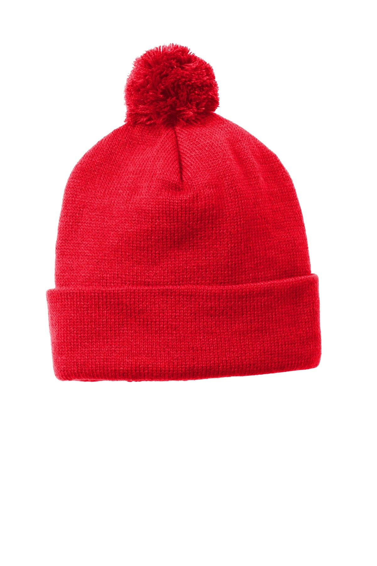 Sport-Tek® Solid Pom Pom Beanie - STC37