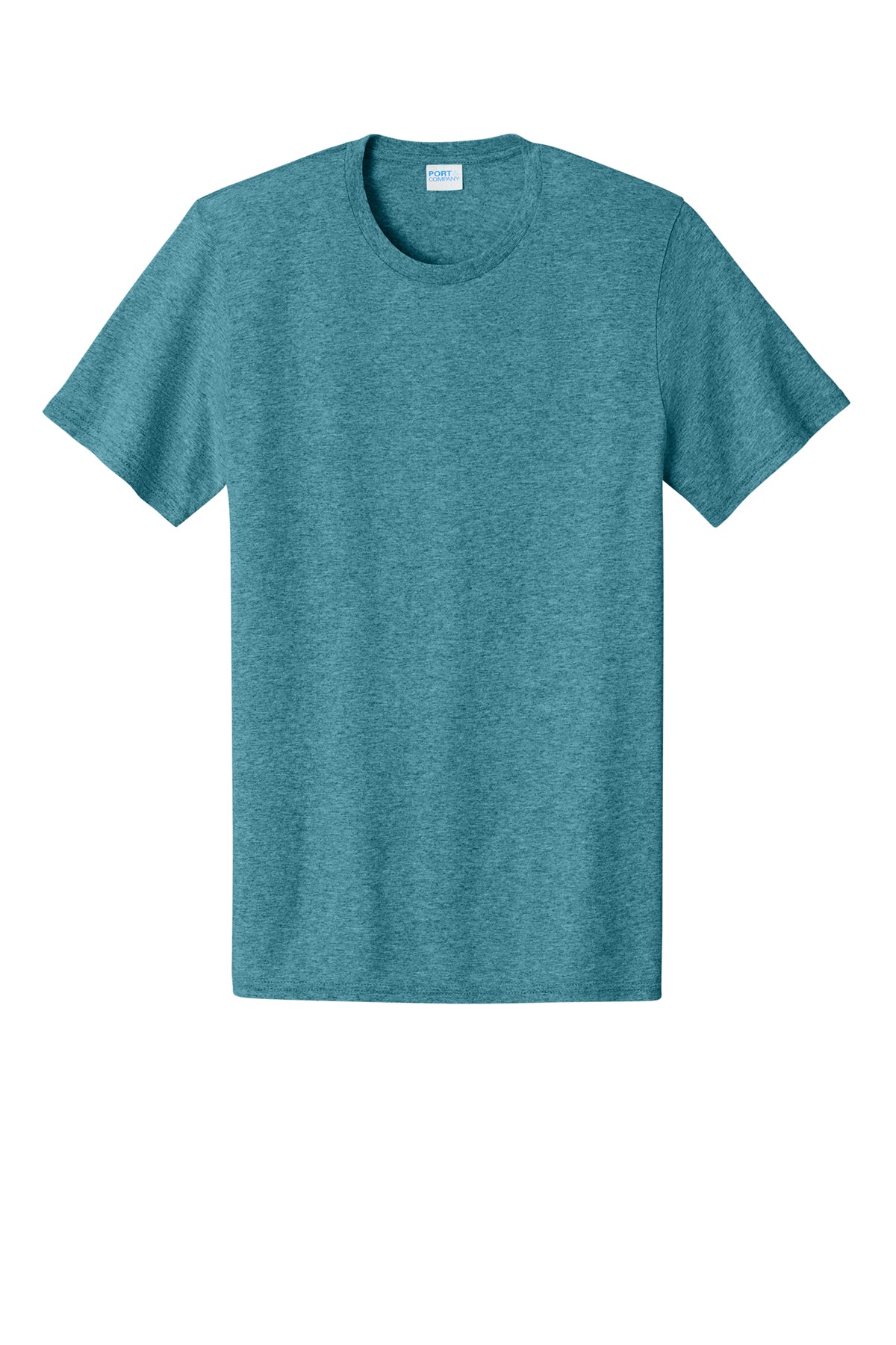 Port & Company PC43 Easy Cotton Tee - Vivid Teal Heather