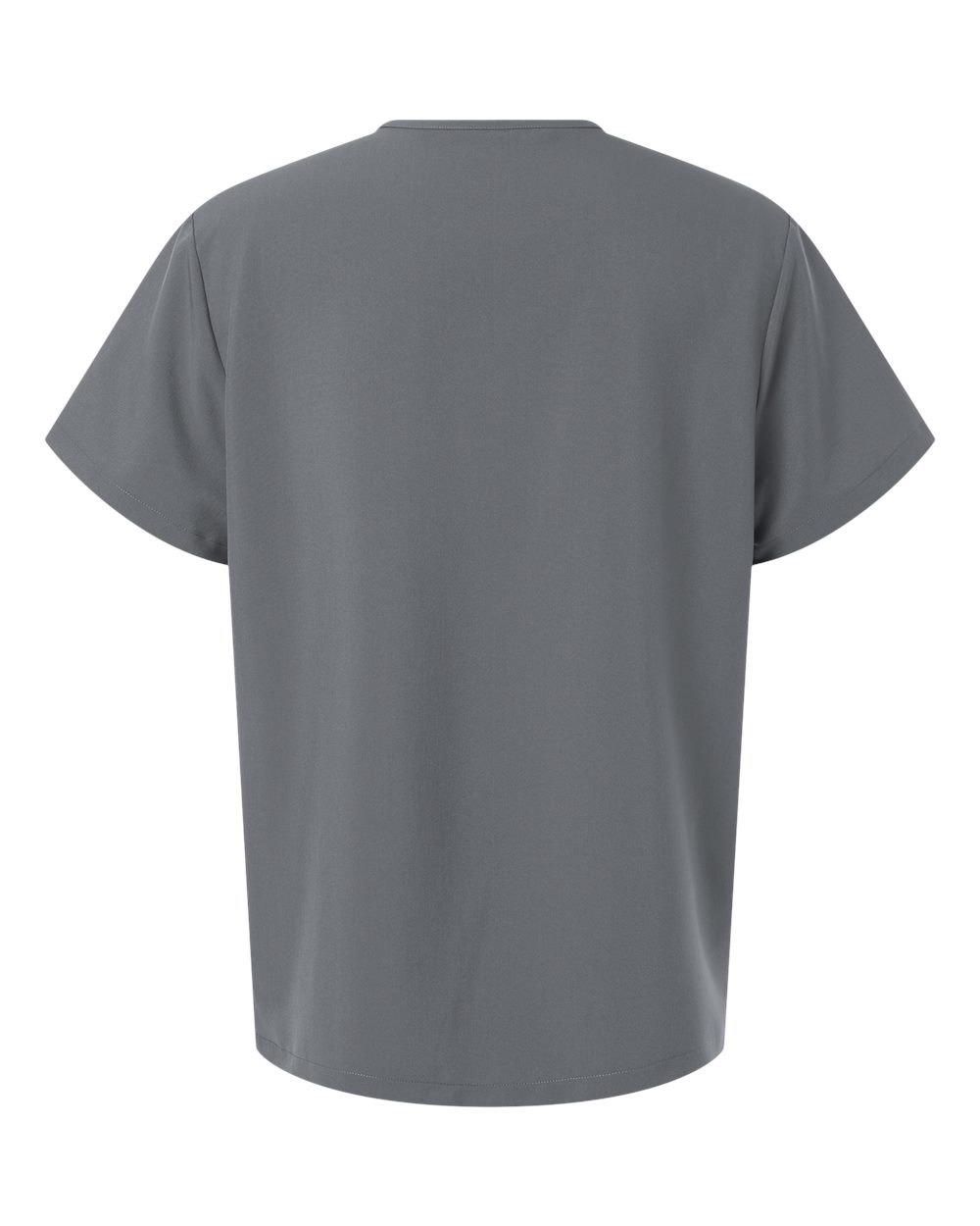 Hanes HMB000 scrub top, Grey, back