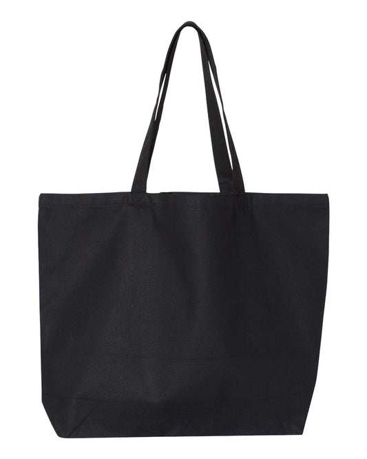 OAD108 jumbo tote, Black, back