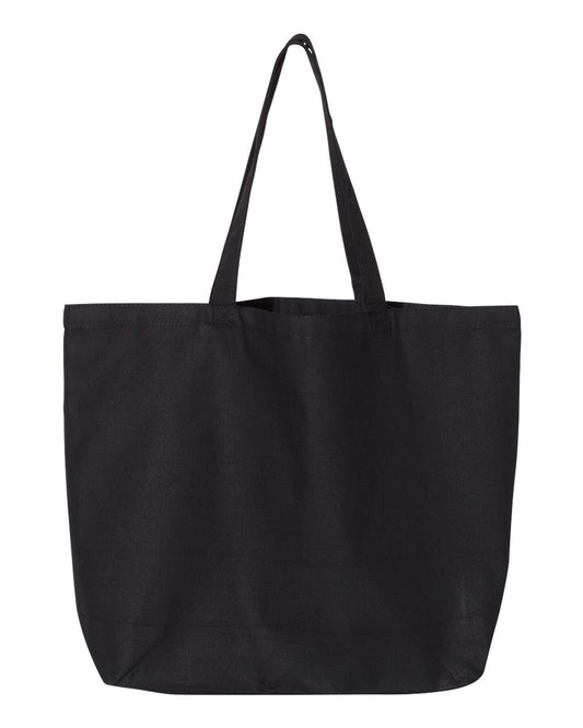 OAD108 jumbo tote, Black, front