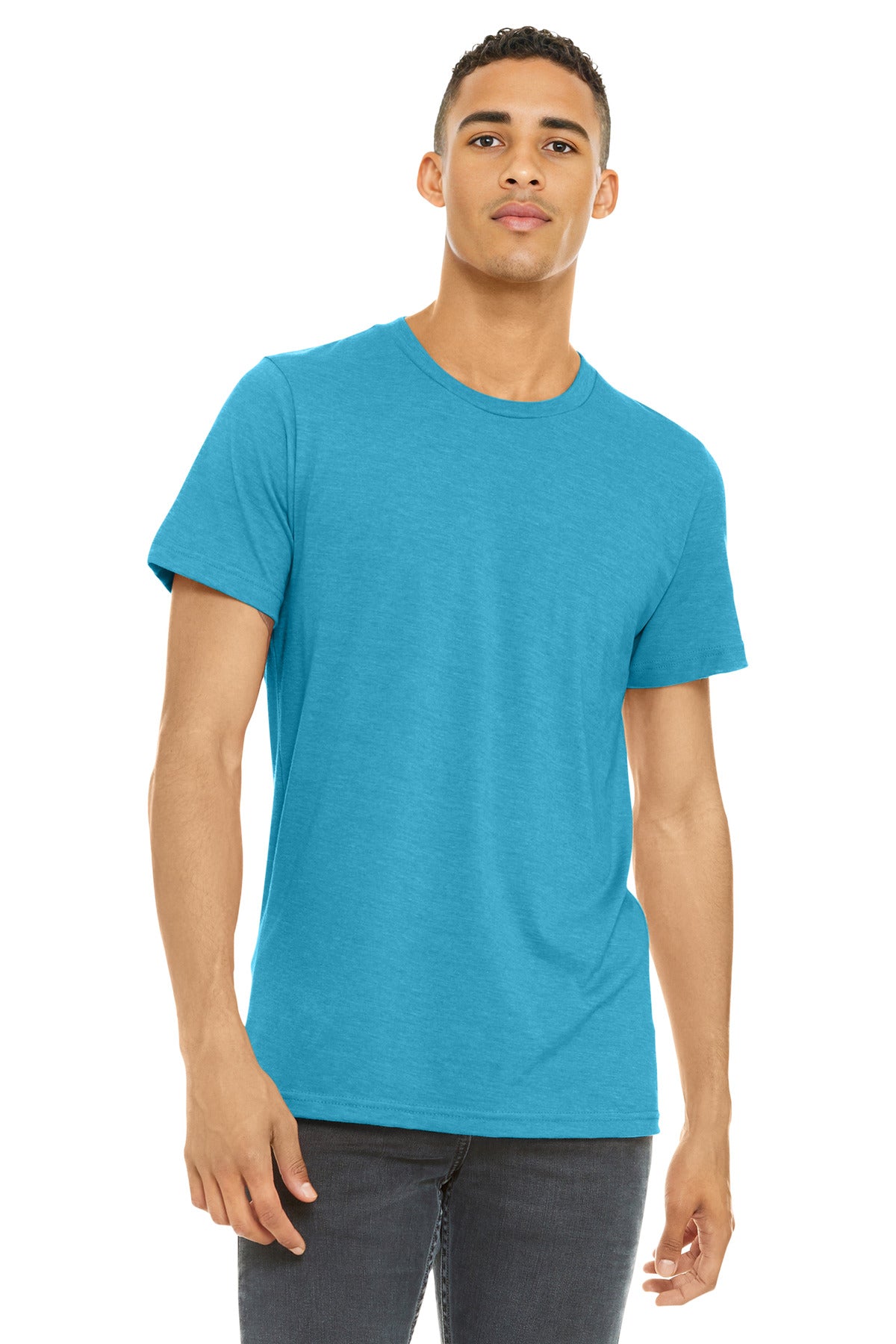 BELLA+CANVAS  ®  Unisex Heather CVC Short Sleeve Tee. BC3001CVC