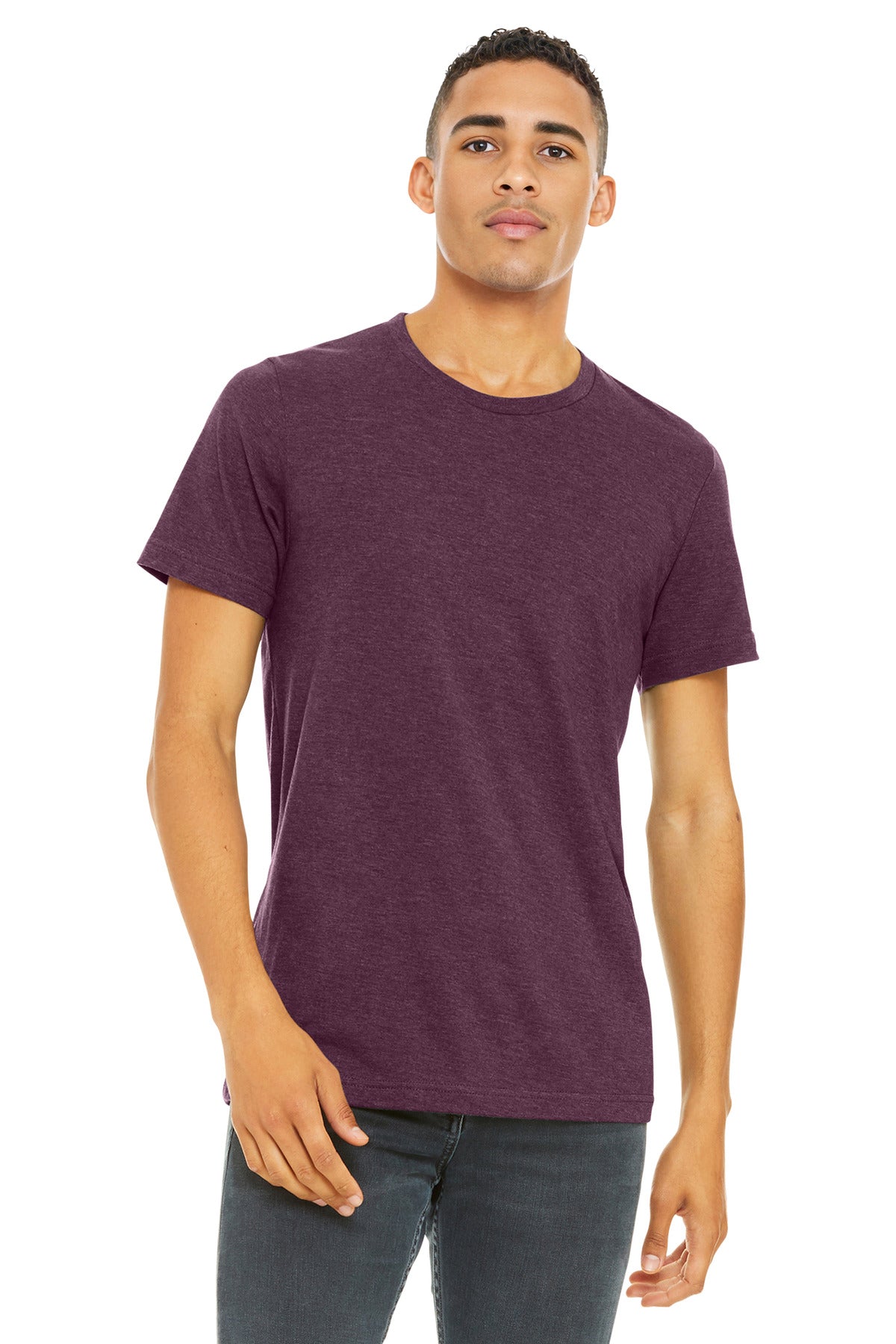 BELLA+CANVAS  ®  Unisex Heather CVC Short Sleeve Tee. BC3001CVC