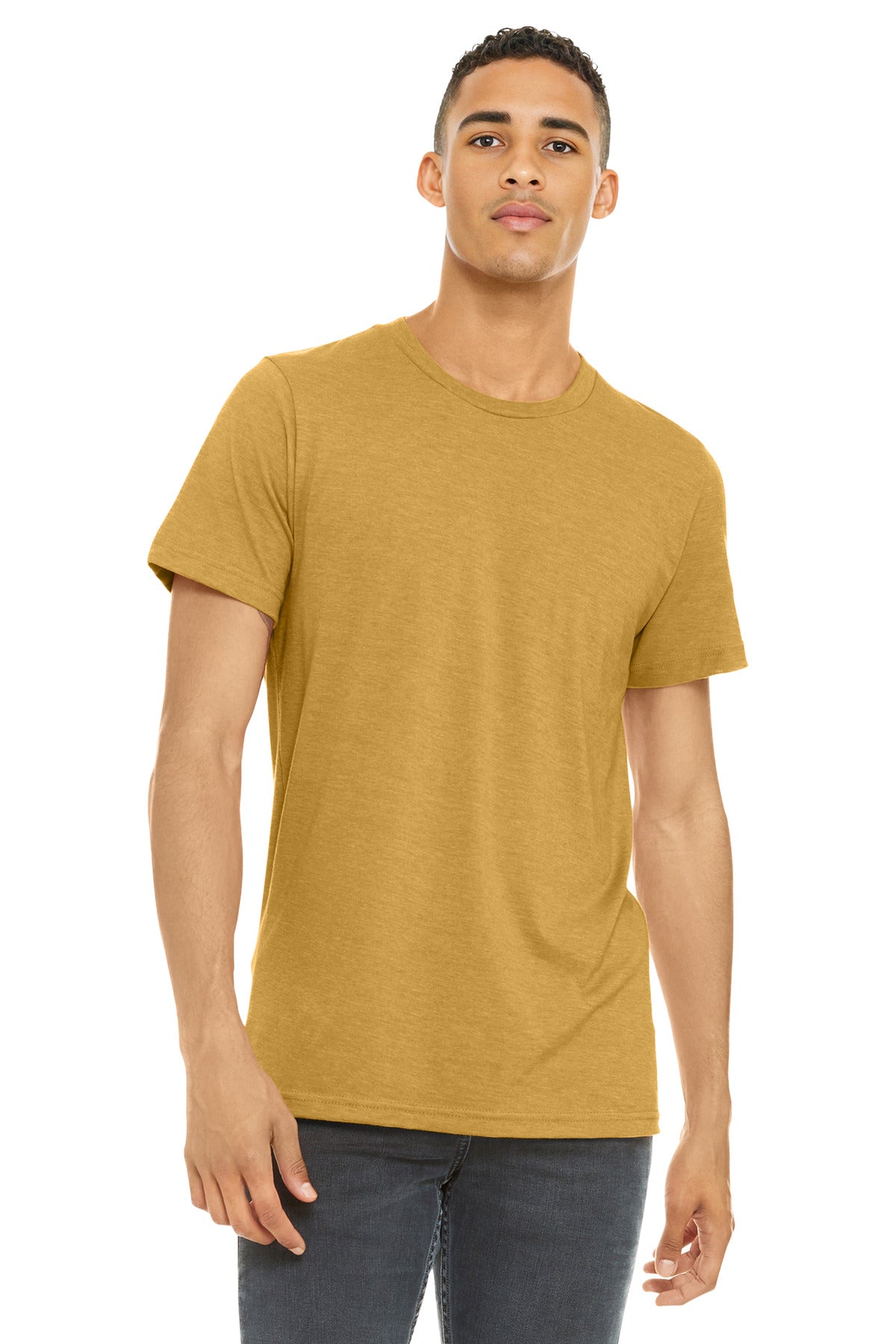 BELLA+CANVAS  ®  Unisex Heather CVC Short Sleeve Tee. BC3001CVC