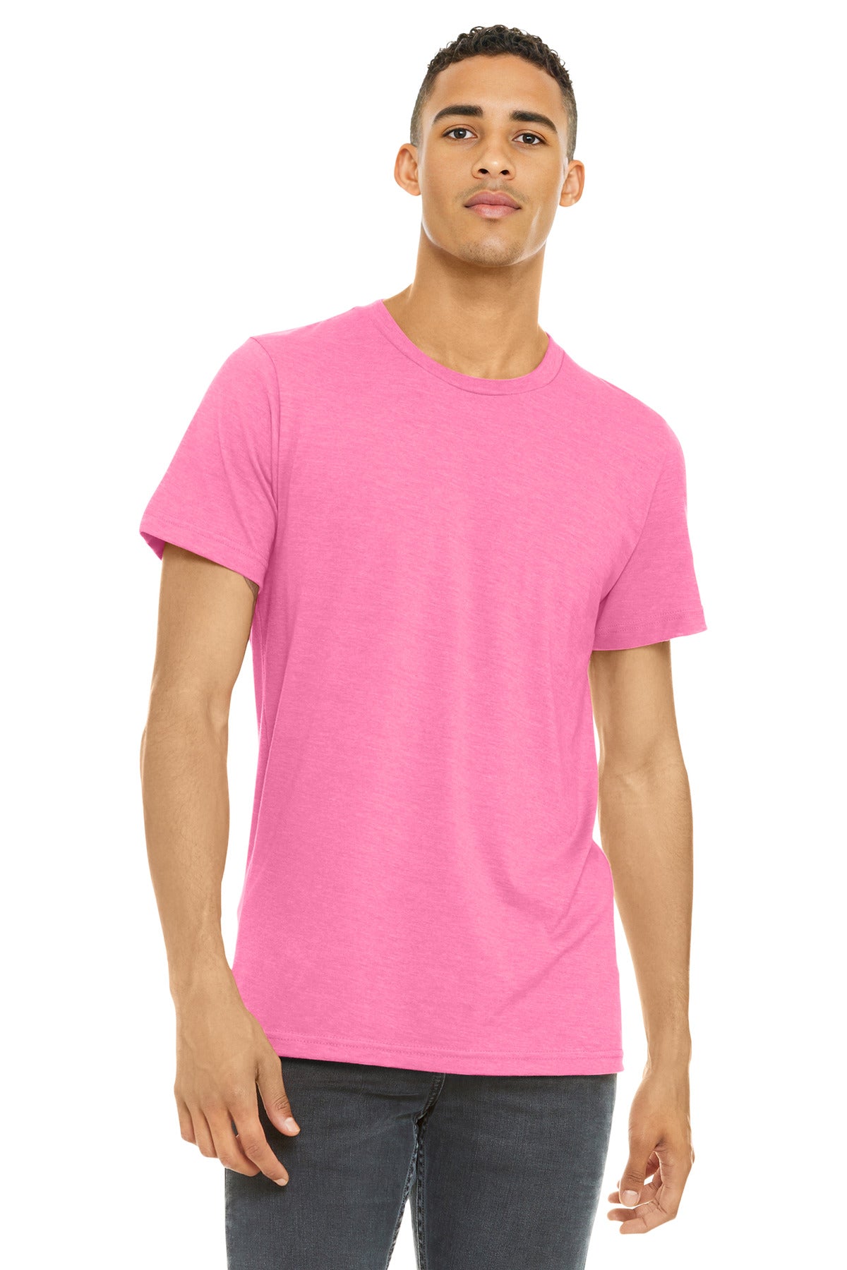BELLA+CANVAS  ®  Unisex Heather CVC Short Sleeve Tee. BC3001CVC