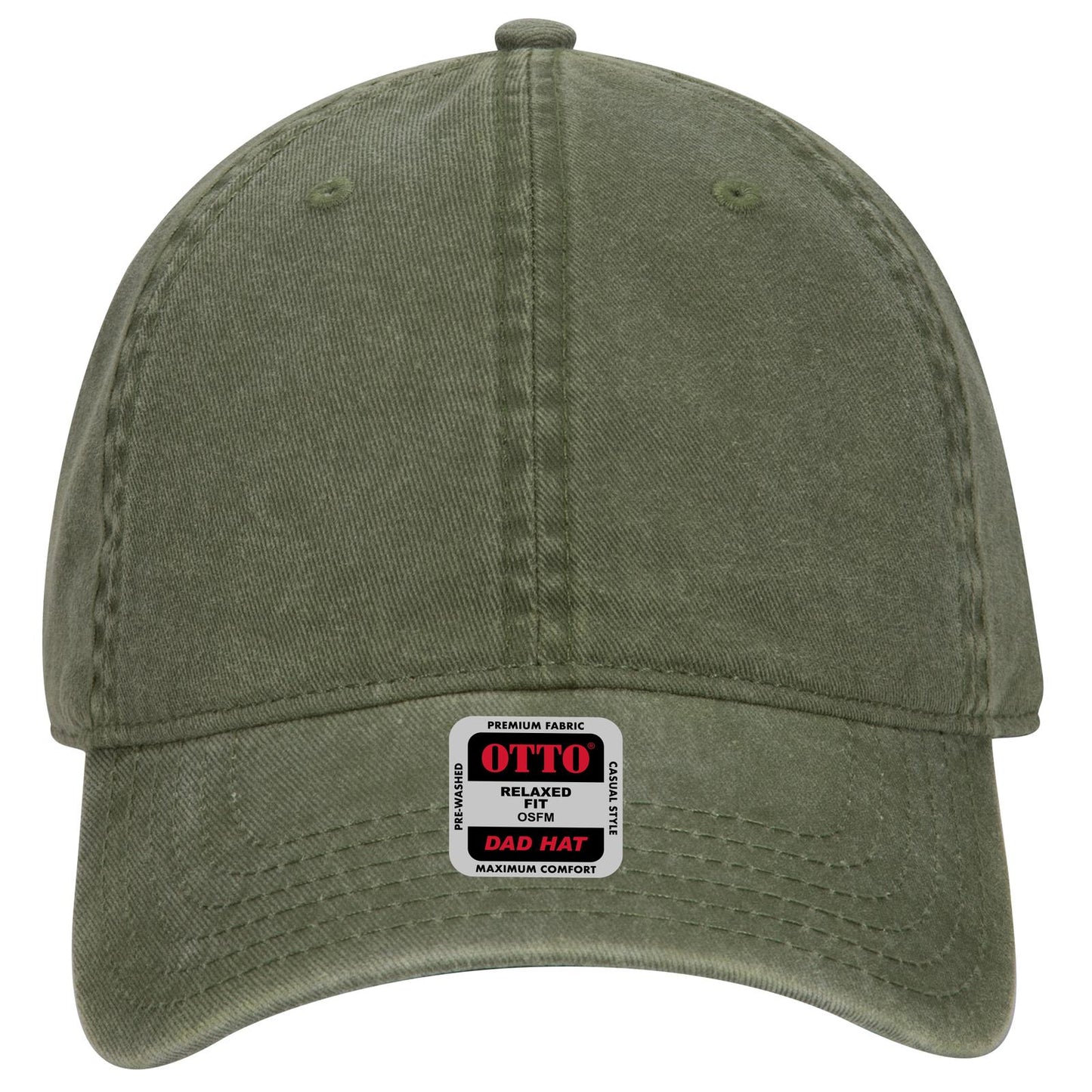 18-711 OTTO CAP® 6 Panel Low Profile Dad Hat